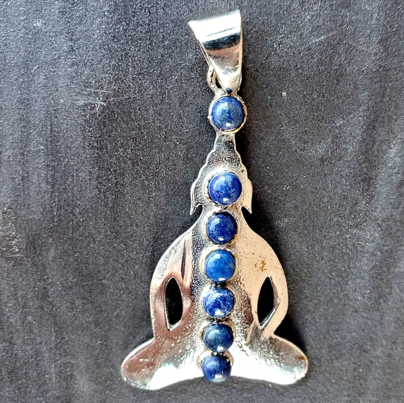 New Lapis Lazuli Buddha Chakra Pendant. - Picture 6 of 7